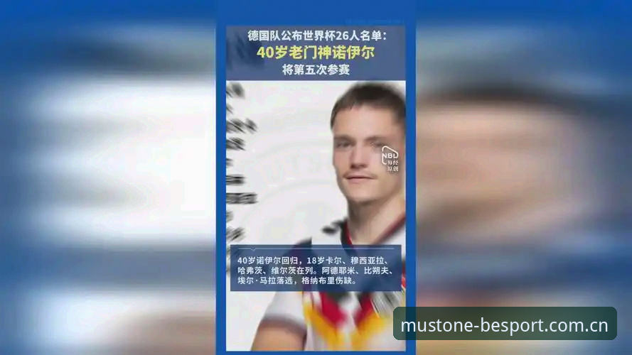 德国队2026世界杯大名单公布，诺伊尔40岁回归，是否还能带领球队夺冠？